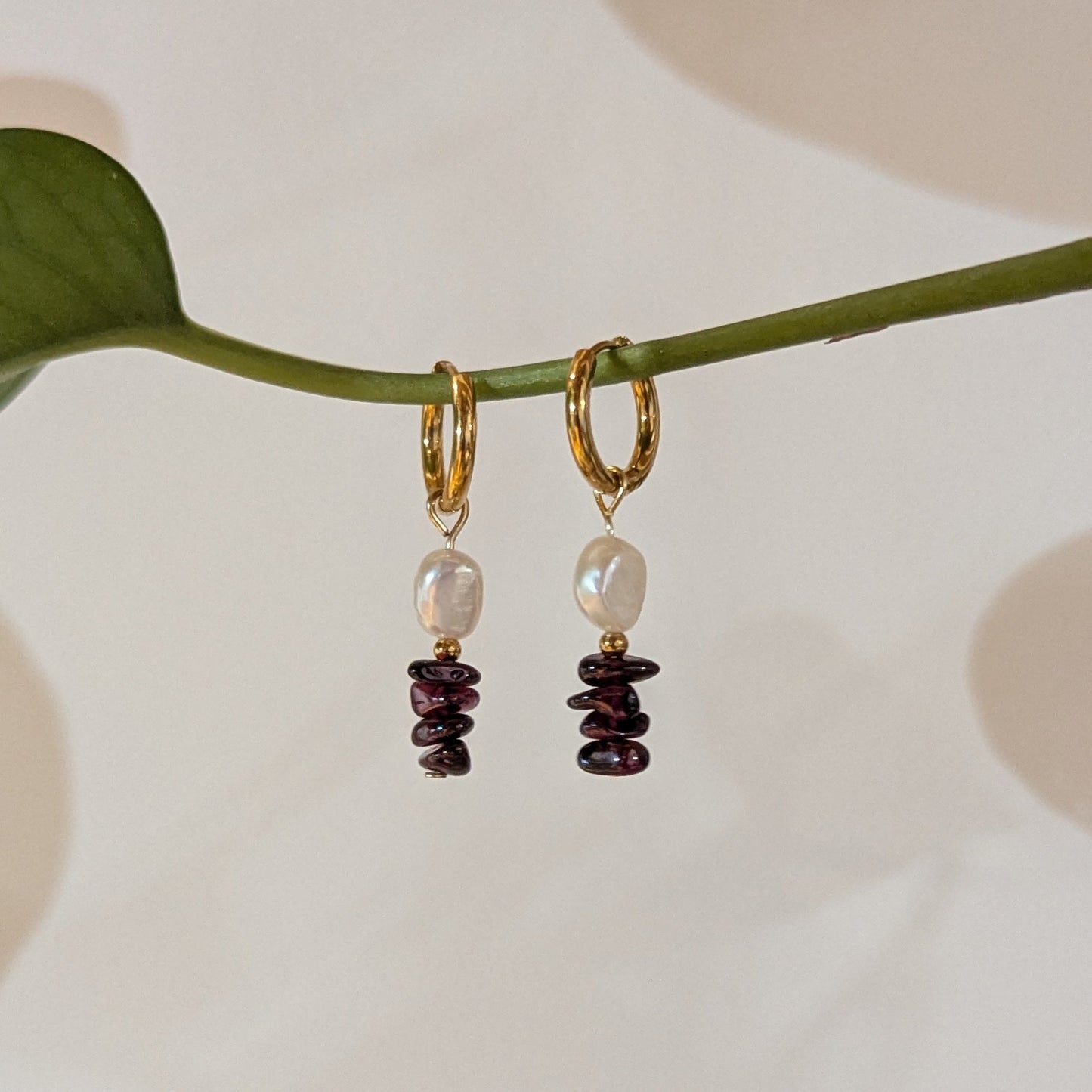 Boucles d'oreilles Rubis