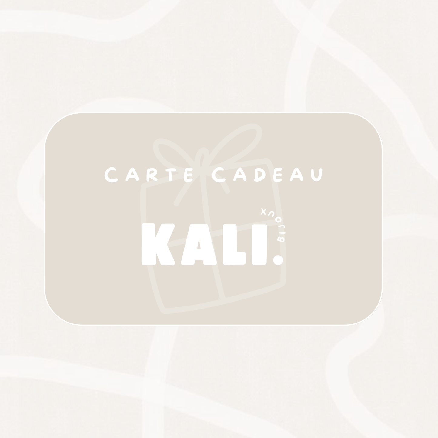 Carte cadeau