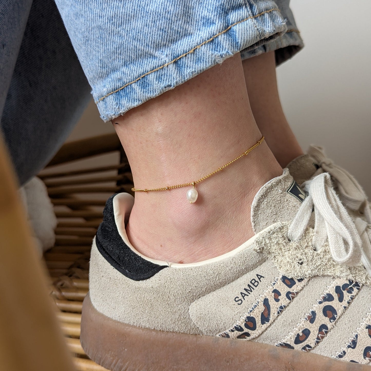 Bracelet de cheville Lagon
