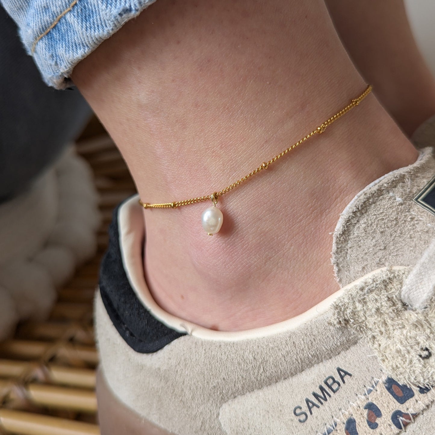 Bracelet de cheville Lagon